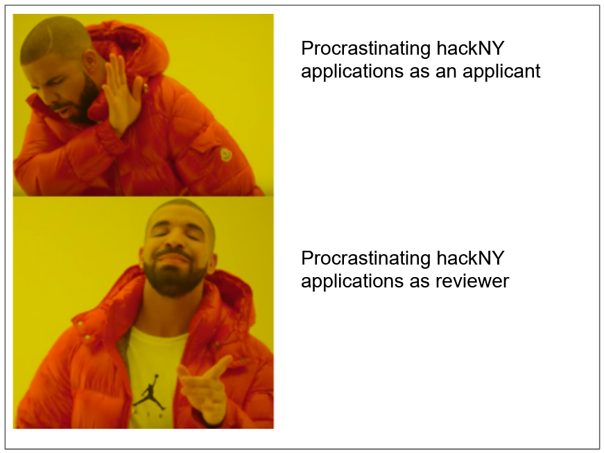 It's not just hackNY applicants that procrastinate, reviewers do too.